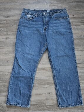 Cinch Men's Blue Relaxed Fit White Label Stonewash Jeans 40x32 Western Cowboy